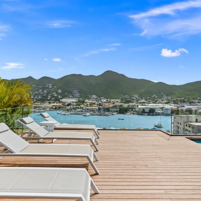 The Hills Residence Simpson Bay Sint Maarten by 4U Real Estate Rooftop Jaccuzzis