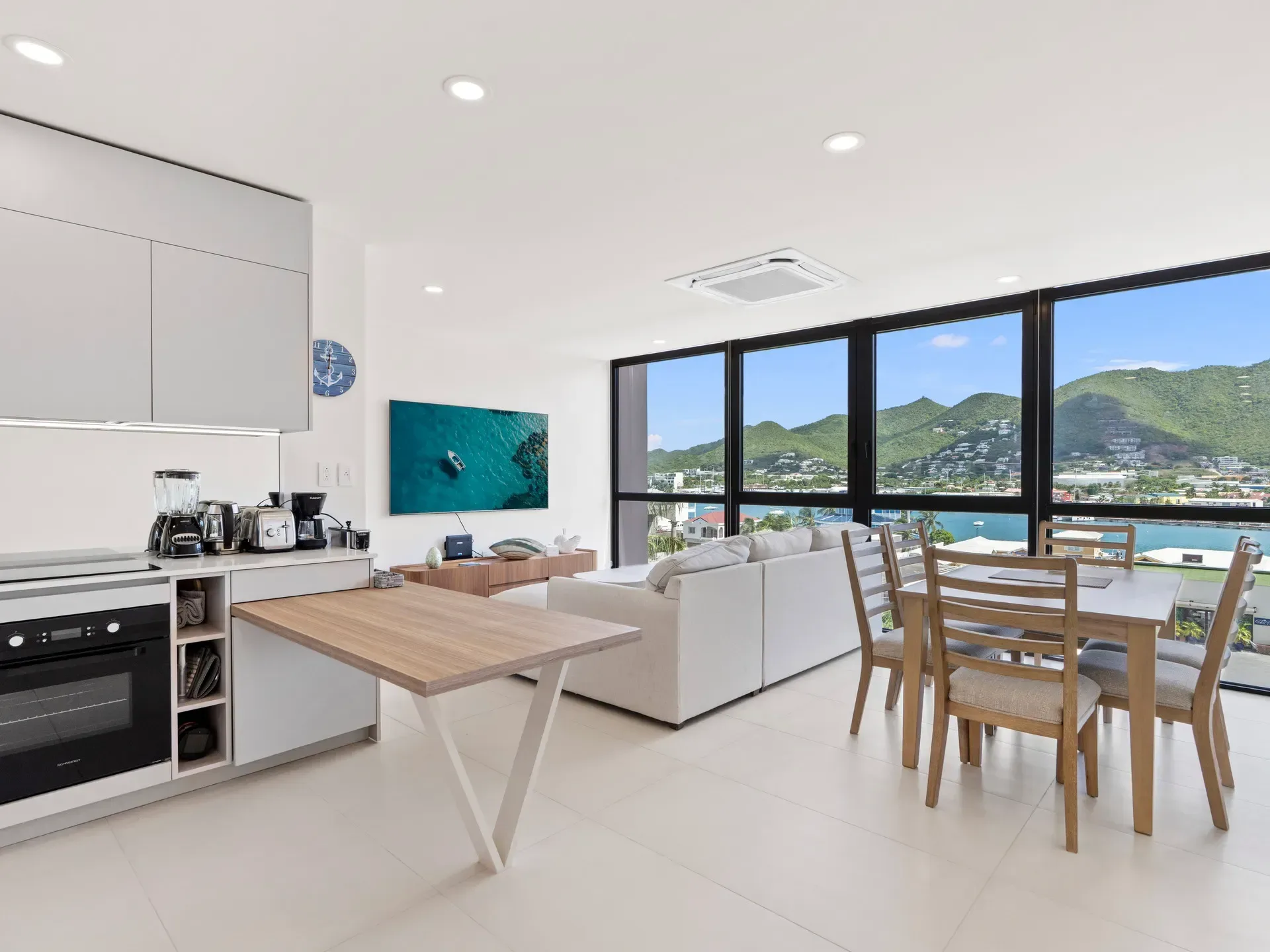 Apartment A117 at The Hills Residence Sint Maarten with lagoon view