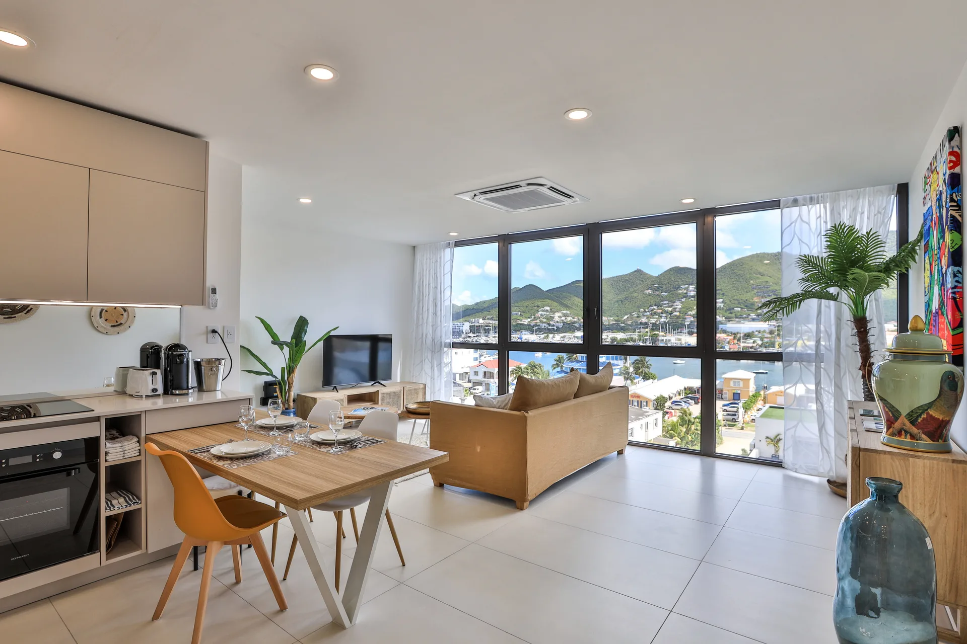 Apartment A127 at The Hills Residence Sint Maarten with lagoon view